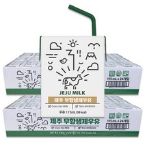 제주우유 무항생제 우유 115ml 48팩-제주목장 멸균우유 흰우유, 48개