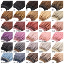 레미모 전문가용 기본컬러 특수컬러 16인치/18인치/20인치 붙임머리도매, 18인치, 기본 4#, 1개