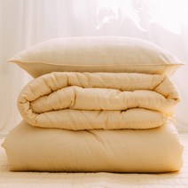 해밀홈 고급 60수 모달 100% 옥수수솜 차렵이불+패드+베개커버