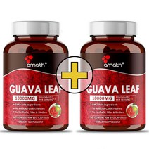 아말스 구아바 잎 추출물 1000mg 90캡슐, 2병