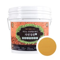 바른황토 바르는 천연 황토 편백 벽지 페인트 자연정원, 골드, 12kg