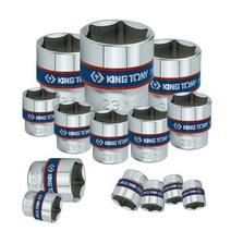 KINGTONY 킹토니 6각 핸드소켓 복스알 3/8인치 mm 3335M 임팩소켓, 24mm