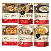 비비고 국 탕 찌개 6종 세트, 1세트