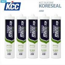 KCC SL825 바이오 욕실용 주방용 실리콘 실란트 (박스), 투명