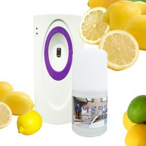 제이월드 자동분사기 방향제 보라띠+레몬아쿠아세트, 1세트, 250ml