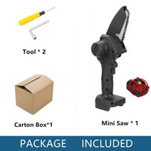 Makita 브러시리스 무선 18V 배터리와 호환되는 4 인치 전기 체인톱 충전식 전정 톱 전동 공구, Black No Battery