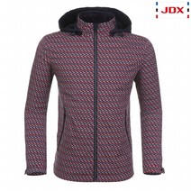 [JDX골프스포츠] [JDX] 남성 전판 그래픽 후드 탈부착 바람막이_X1RFWBM02-RE