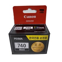 캐논 PIXMA MG3670 정품잉크 검정 8ml (PG-740), 1개