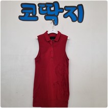 여03413 MLB정품 민소매 카라 원피스 중고구제 코딱지구제