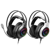 ABKO HACKER N950 가상7.1 RGB 게이밍 헤드셋 블랙