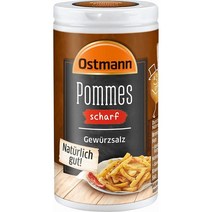 독일직구 Ostmann Pommes Gewurzsalz 샤프 70g Pommes Gratkartoffelgewurz Sharfes Pommesalz fur sagenhaftle Pommes Frites Menge: 4 Stuck, 수량, 상세참조