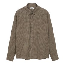 스콰즈 셔츠 STW187 3COLOR 여성 캐주얼 체크 크롭남방네이비 치콜 모카 크림 남방 셔츠 남자셔츠 남성셔츠 남성남방 오버핏 셔켓 남자셔켓 셔츠자켓