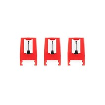 Victrola Victola 휴대용 가방 레코드 플레이어 용 3 팩 턴테이블 교체 바늘