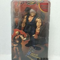 스트리트 파이터 피규어 17cm NECA Ryu Ken Gulie Akuma chulli 이동식 일본 게임 유도체 PVC 인형, Blue Ken