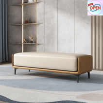 대기의자 장의자 병원대기실의자 공항 병원대기의자 약국대기의자 로비의자, 베이지+오렌지브라운 175X40X45