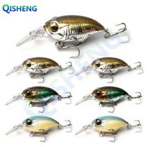 [QISHENG] 크랭크 미노우 7개입/세트 탑워터 스틱베이트 플로팅크랭크 하드베이트 루어 배스낚시, 혼합 색상1#, 5g
