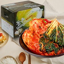 시원밥상 국산포기김치 충주사과포기김치 소포장/대용량 시원깔끔맛있는배추김치, 1박스, 10kg