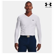 언더아머 언더아머골프긴팔티 TQJ 1363033-100 남성 UA 아이소-칠 V넥 긴팔