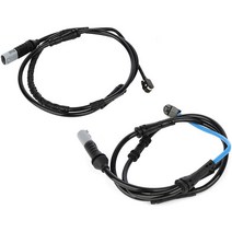 bmw 브레이크패드 BMW 보조 2pcs 전면 + 후면 디스크 브레이크 패드 마모 센서, 검은색