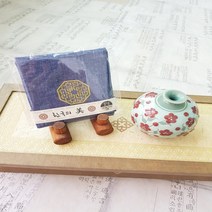 한국의 미 전통 문양 자수 손수건 부모님 선물 기념품 어버이날 공예 스카프 답례품