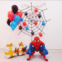 스파이더맨풍선 세트 대형 생일 파티 행사 럭셔리 올인원, 3(대형)