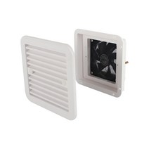 해외직구상품 카라반 캠핑카 전용 환기팬 환풍기 12V 저소음 냉장고, 1개, 공기배출망 화이트