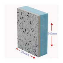 우레탄판넬 비드법단열제 난연 외벽 단열 및 장식 일체형 보드, 01/무료 * 200mm * 300mm 샘플을 얻으려면, 1개