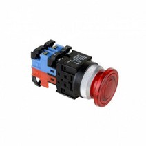 건흥전기 1A1B 조광 푸쉬온 버섯형 LED램프 비상 스위치 24V AC DC 25mm KBL25EM-L3C11조광 LED 램프 비상 스위치, 화이트 [KBL25EM-L3CW11]