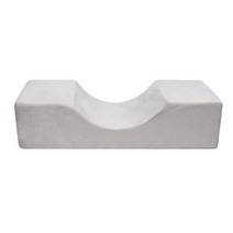 목주름베개 코골이방지베개 잠잘오는 승모근 베개 lash pillow neck support 속눈썹 리바운드 그라프팅 메모리 폼 플랫 헤드레스트 케이스 메이크업 살롱 뷰티 도구, 회색, 협력사