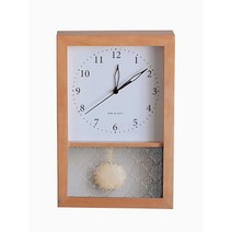 북유럽 엔틱 벽시계 카페 거실 우드 저소음 시계, type 3