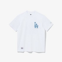 뉴에라 MLB 빅 페이즐리 LA 다저스 반팔 티셔츠 화이트 13086599