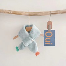 [블랙체리] 유아동 아기 겨울하트 퍼 넥워머 목도리 머플러