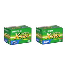 카메라필름 흑백 롤 필름 후지 수피아 프리미엄 400 컬러 35mm 36노출(x-tra, 2 Rolls