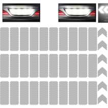 스코라 반사 스티커 다양 색상 안전표시 차량 자전거, 실버