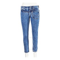 Filles A Papa Ladies 여성 Pants 바지 Light 라이트 Blue 블루 Twisted 7 8 Slim 슬림 Jeans 진 Waist 웨이스트 Size 사이즈