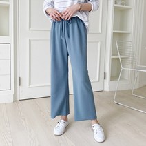 커스텀에이블 밴딩 데일리 스트링 와이드 팬츠 C2302PT009A