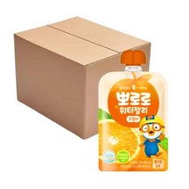팔도 뽀로로 워터젤리 오렌지 120ml 20개 비타민 B1 식이섬유 함유 젤리향음료 과채음료