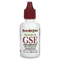 뉴트리바이오틱 맥시멈 GSE 액상 농축물 29.5ml, 2병, 5ml