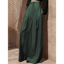 넓은 다리 바지 여성 전체 길이 높은 허리 배기 캐주얼 솔리드 미니멀리스트 Pantalones 드 Mujer 얇은 우아한 로파 빈티지 숙녀