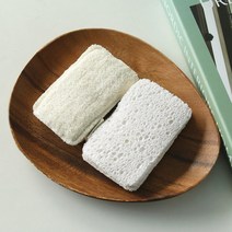 상상공간 화학소재 없는 풍성 거품 천연 친환경 식물 수세미 주방 용품, 식물 수세미 1+1개