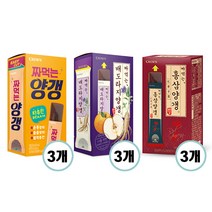 크라운 짜먹는 양갱 200g3개+배도라지3개+홍삼3개