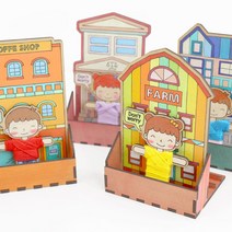 걱정인형 핸드폰거치대 만들기(인형2세트), 카페