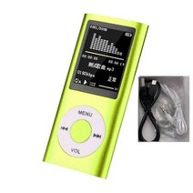 MP3 클래식 음악 플레이어 충전식 HIFI MP4 디지털 LCD 음성 녹음 이어폰과 FM 라디오 레코더 카드 리더, 05 E_01 8GB