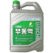 유니켐 사계절 부동액 3L, 1개