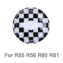 자동차 스티어링 휠 센터 3D 전용 스티커 미니 쿠퍼 R55 R56 R60 R61 F55 F56 F60 클럽맨 컨트리맨 액세서, 12 For R55 R56 R60 R61