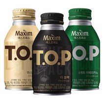 티오피 마스터라떼 스위트 더블랙 275ml 편의점캔커피 아메리카노, 티오피마스터라떼