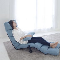 트랜스폼 안락의자 / 접이식 소파 다양한 각도조절 패브릭 간이침대