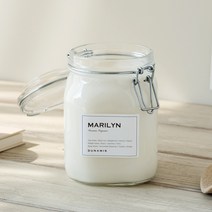 뒤나미스 1000ml 대용량 소이 캔들 우드 심지, 13. 마릴린