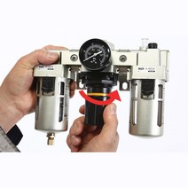 절단기 공압기 레귤레이터 3구 조립형 스프링 바이크 제너레이터