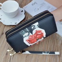 [PINK LITCHI]여성 패션 대용량 지퍼클러치 장지갑 ZZ264LTT427QJ07